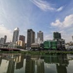 Kuala Lumpur, in the shadow of futuristic skyscrapers