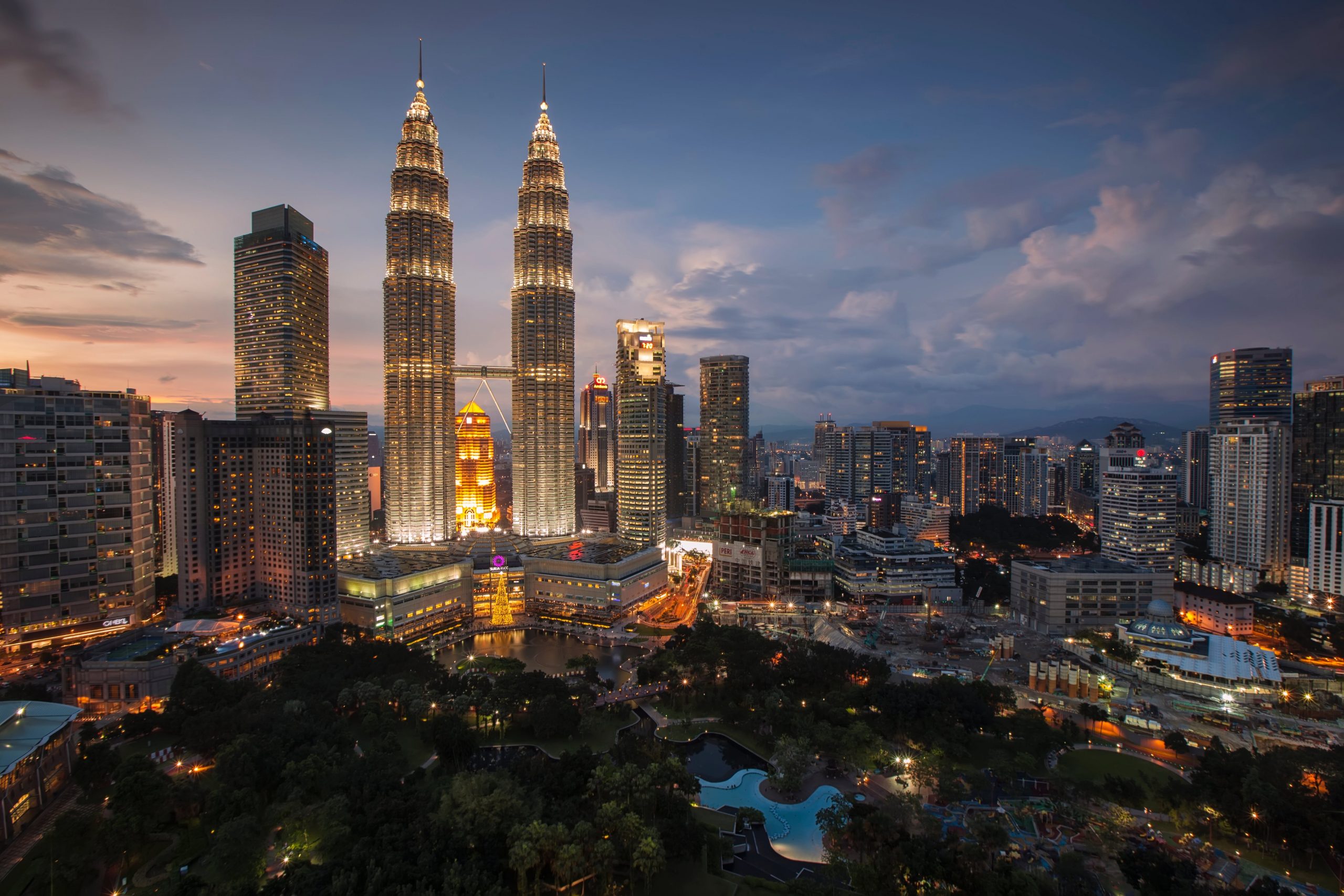Kuala Lumpur, in the shadow of futuristic skyscrapers